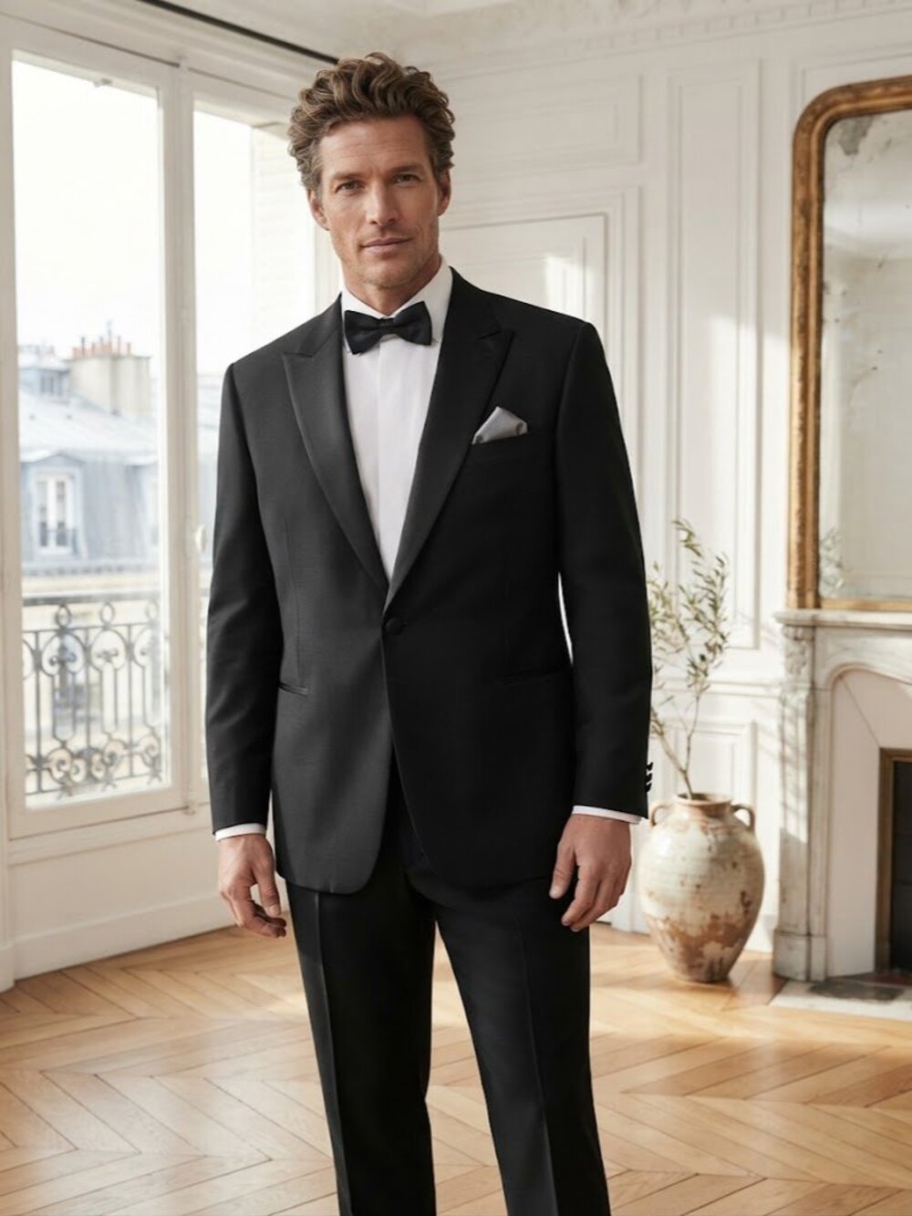 Formalwear International Classic Men's Black Single-Button Tux Blazer Sz 54R